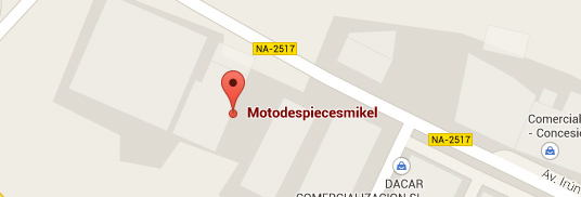 Mapa motodespieces Mikel